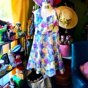 Dizzy pastel floral babydoll dress
